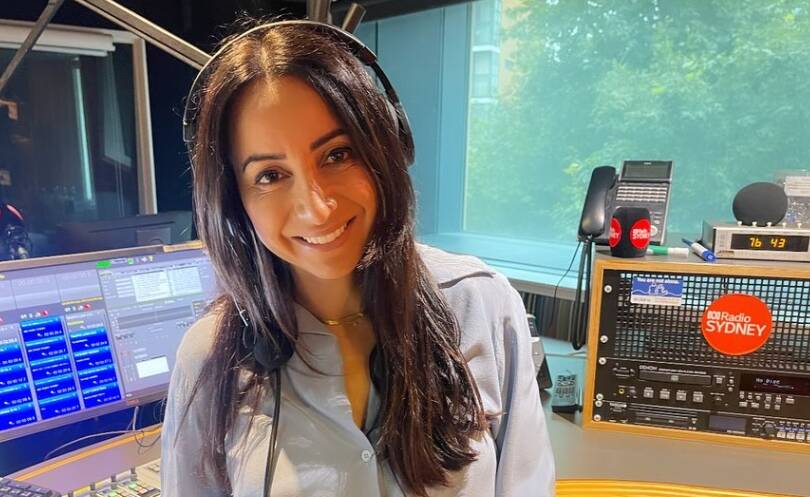Antoinette Lattouf announcing she would fill-in for Sarah MacDonald as a presenter with ABC Radio Sydney. Picture via Antoinette Lattouf Instagram