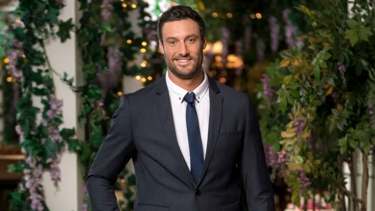 Charlie Newling on the Bachelorette. Picture via Network Ten