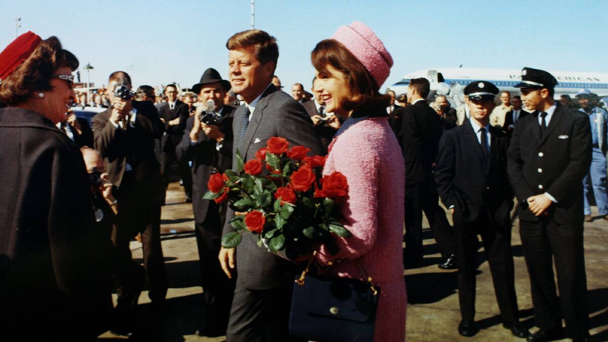 President John F. Kennedy and first lady Jacqueline Bouvier Kennedy arrive at Love Field in Dallas, Texas less than an hour before his assassination in this November 22, 1963. Picture by Reuters/JFK Library/The White House/Cecil Stoughton