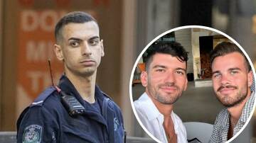 Constable Beau Lamarre (left) charged in relation to the murder of former TV presenter Jesse Baird and partner Luke Davies. Pictures Instagram/ABC