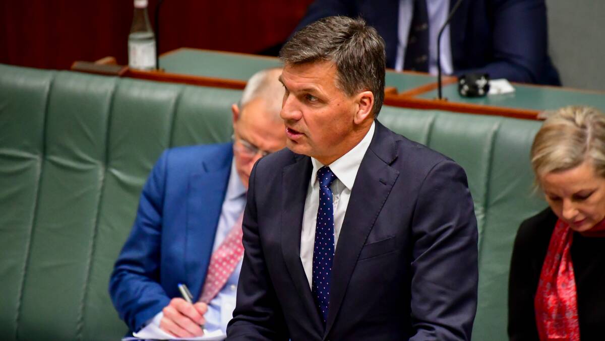 Opposition treasury spokesman Angus Taylor says the Coalition will take tax reforms 'in keeping with stage three tax cuts' to the next election. Picture by Elesa Kurtz 