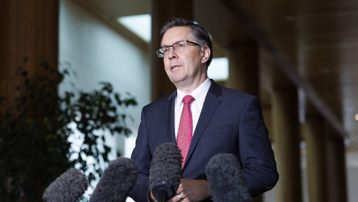 Minister of Health and Aged Care Mark Butler announced $750 million for Medicare reform would be brought forward to the May budget. Picture by Keegan Carroll