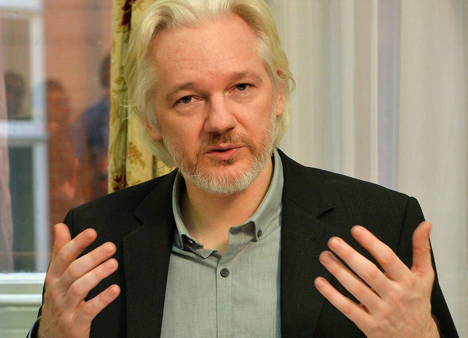 Julian Assange is facing extradition to the US for publishing military and diplomatic documents. Picture by John Stillwell/AFP