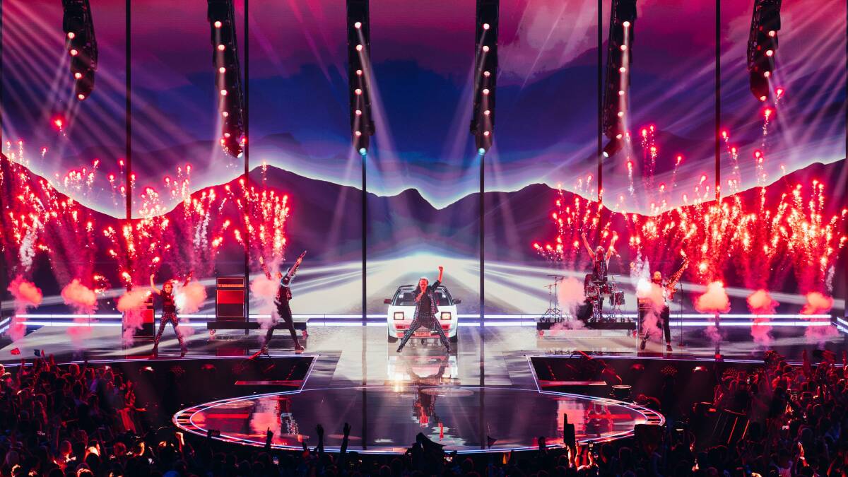 Australia's Voyager performs in the 2023 Eurovision Song Contest grand final. Picture by Sarah Louise Bennett/EBU