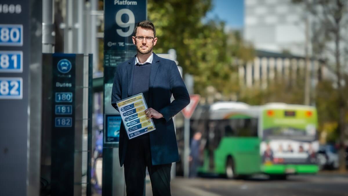 The Public Transport Association of Canberra has set out a five-point plan to improve public transport in Canberra. Picture by Karleen Minney