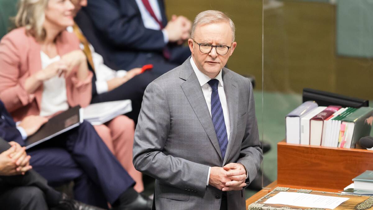  Prime Minister Anthony Albanese in question time. Picture by Sitthixay Ditthavong