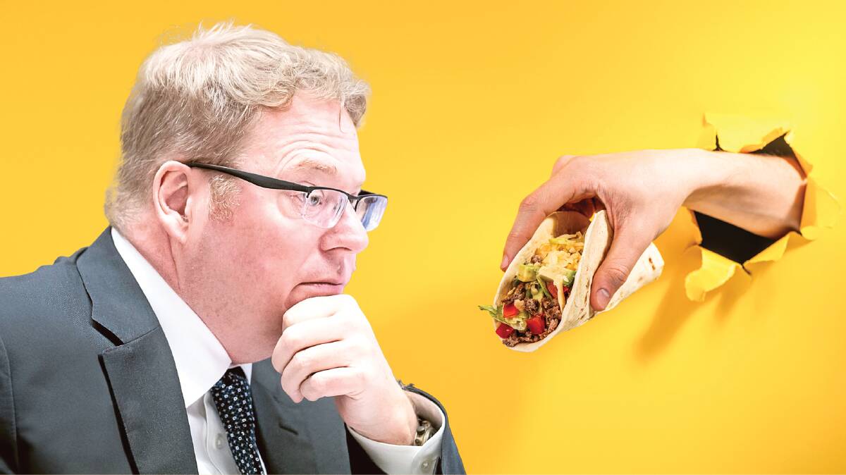 Health boss Blair Comley is firmly on team soft-shell taco.