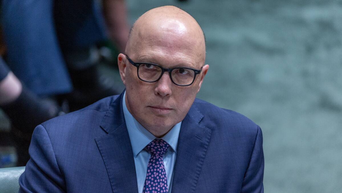 Opposition Leader Peter Dutton Picture by Gary Ramage.