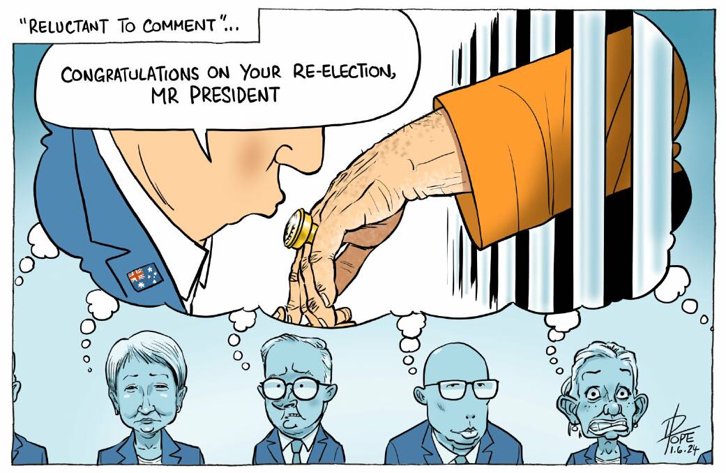 The day's news through the eyes of The Canberra Times' editorial cartoonist David Pope.