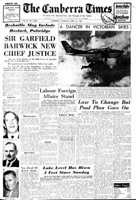 Times Past: April 23, 1964