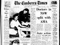 The front page of The Canberra Times on March 23, 1970.