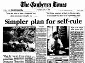 The front page of the paper on this day in 1988.