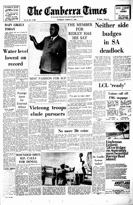 Times Past: March 21, 1968