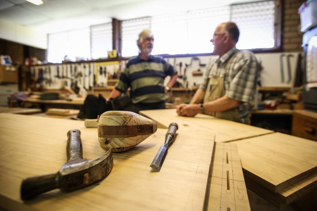 BLOKE'S BUSINESS: Men's Sheds have flourished across the country, one of many community groups. Picture: James Wiltshire