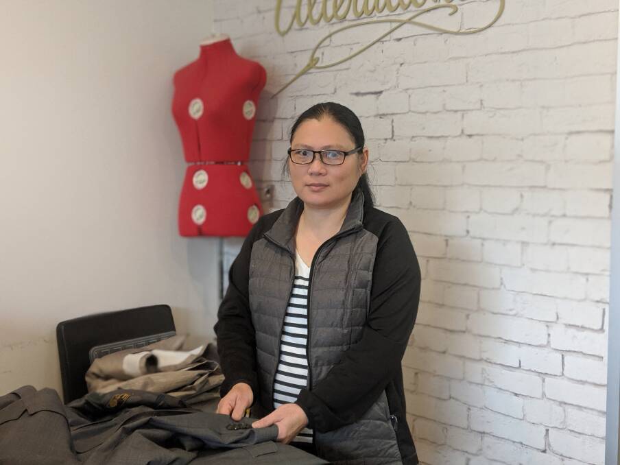 Tran Le at Erindale Clothing Alterations.