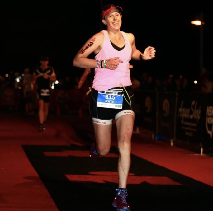 Kate Molineaux is a super-fit triathlete. Picture: Supplied 