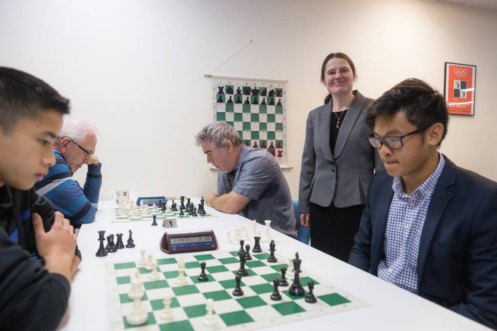 Canberra Chess Club director Nathalie Tisserand. Picture: Sitthixay Ditthavong