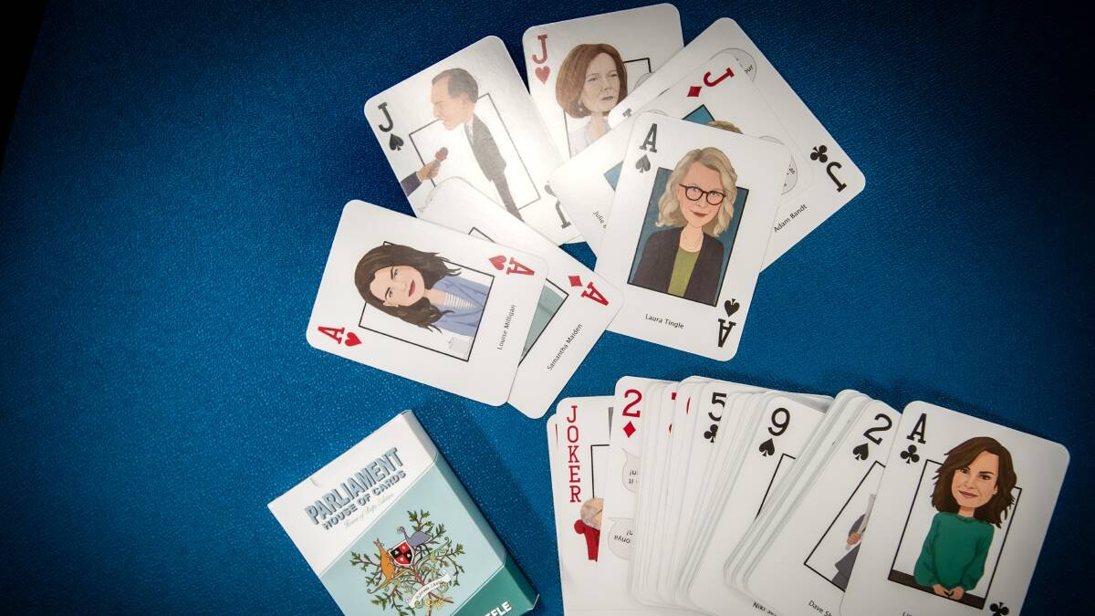 Some of the cards in Cabinet Reshuffle. Picture: Karleen Minney