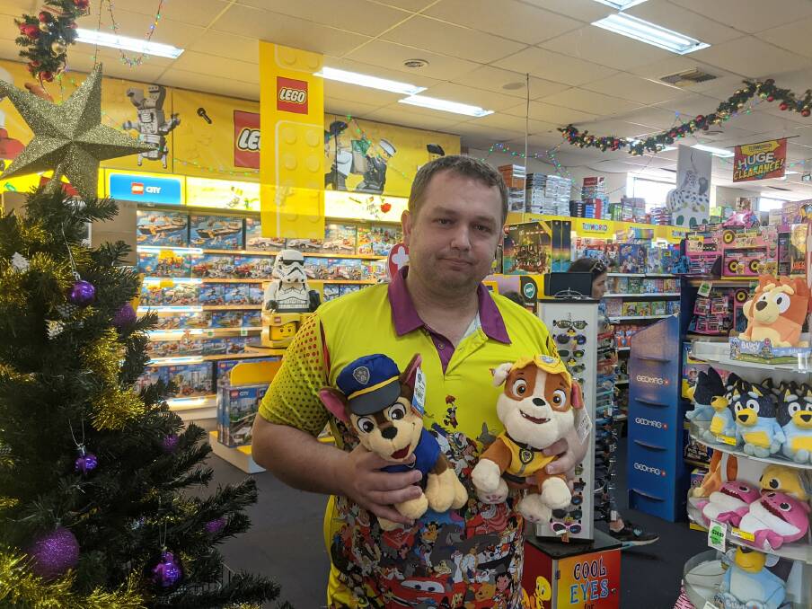 Toyworld Canberra co-owner and managing director Peter Macleod was overwhelmed by the woman's generosity. Picture: Megan Doherty