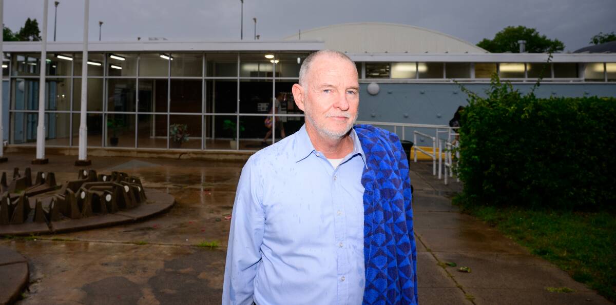 Friends of Canberra Olympic Pool president Terry Slevin wants assurances about the venue's operation over summer. Picture by Sitthixay Ditthavong