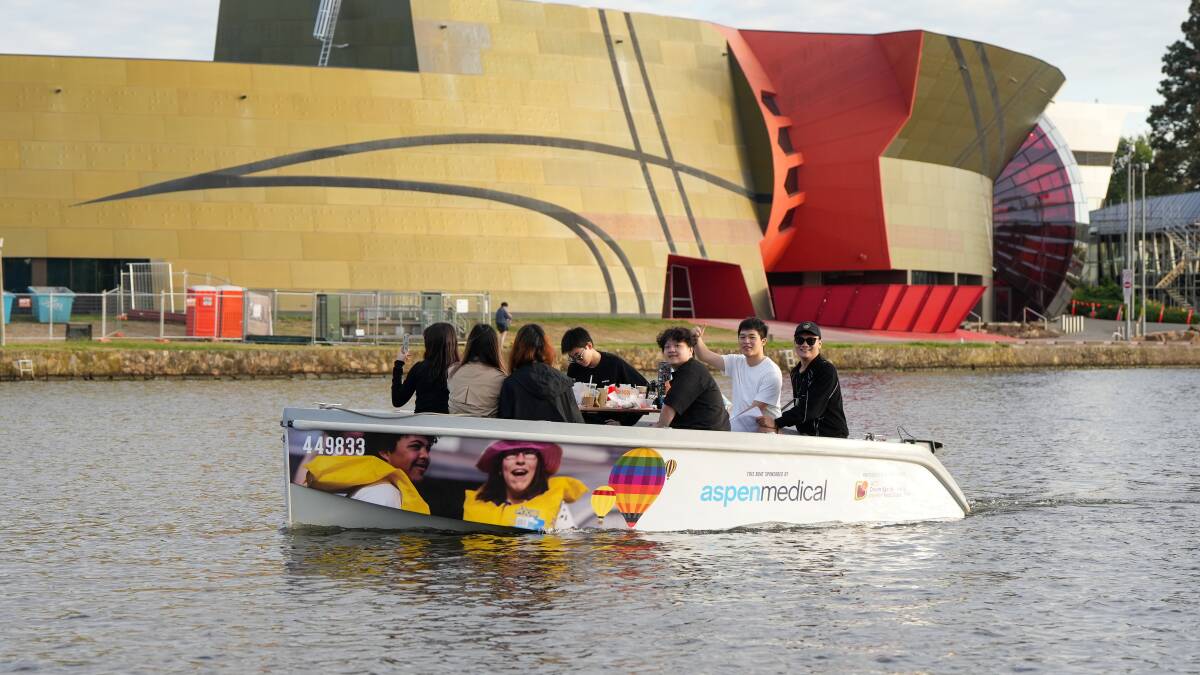 Some of the sponsored GoBoats in Canberra.
