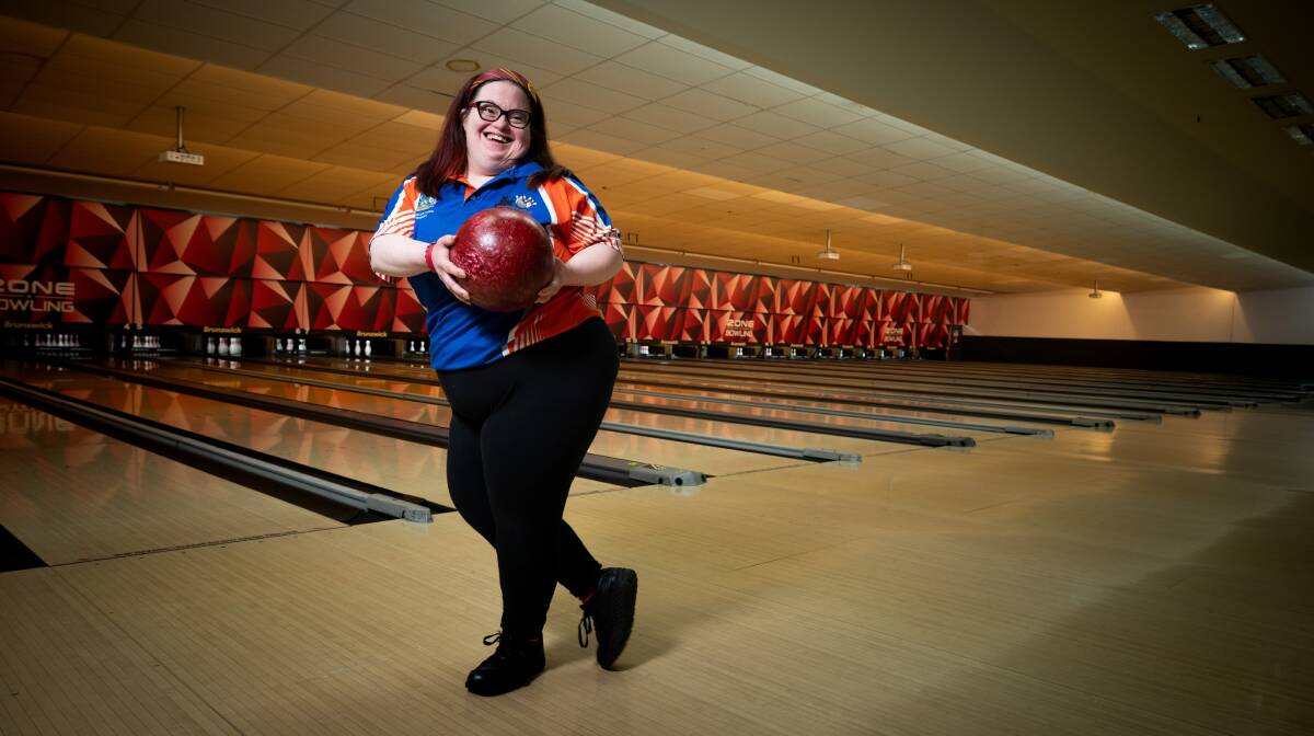 Haylee is not at all nervous about competing in the ten-pin nationals in Canberra in June. Picture by Elesa Kurtz