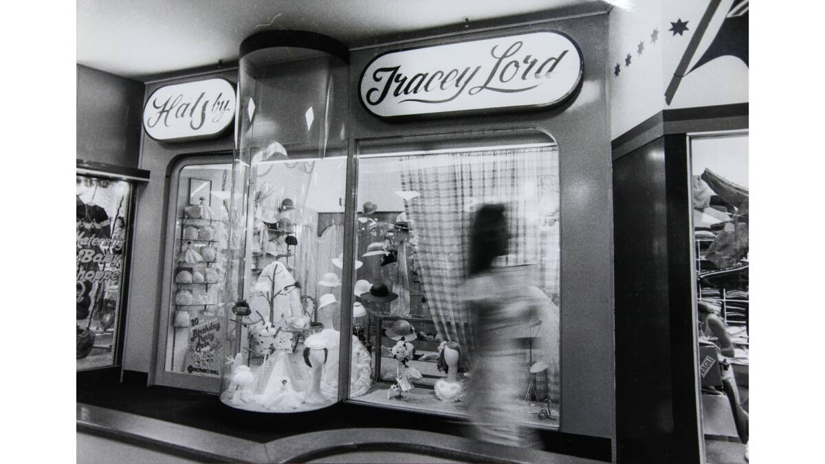 Irmgard Lyons Millinery aka Tracey Lord hats was one of the original tenants of the Monaro Mall. Later Irmgard Grady, she sadly passed away in 2020. Picture supplied
