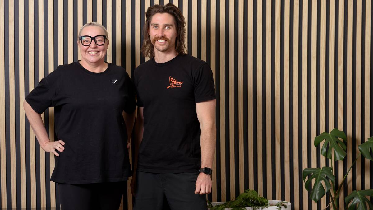 Kingston hairdresser Jenni Tarrant and personal trainer Luke Harvey will be walking from Canberra to Moruya in four days for to raise money for Toora Women Inc and Act for Kids. Picture by Sitthixay Ditthavong