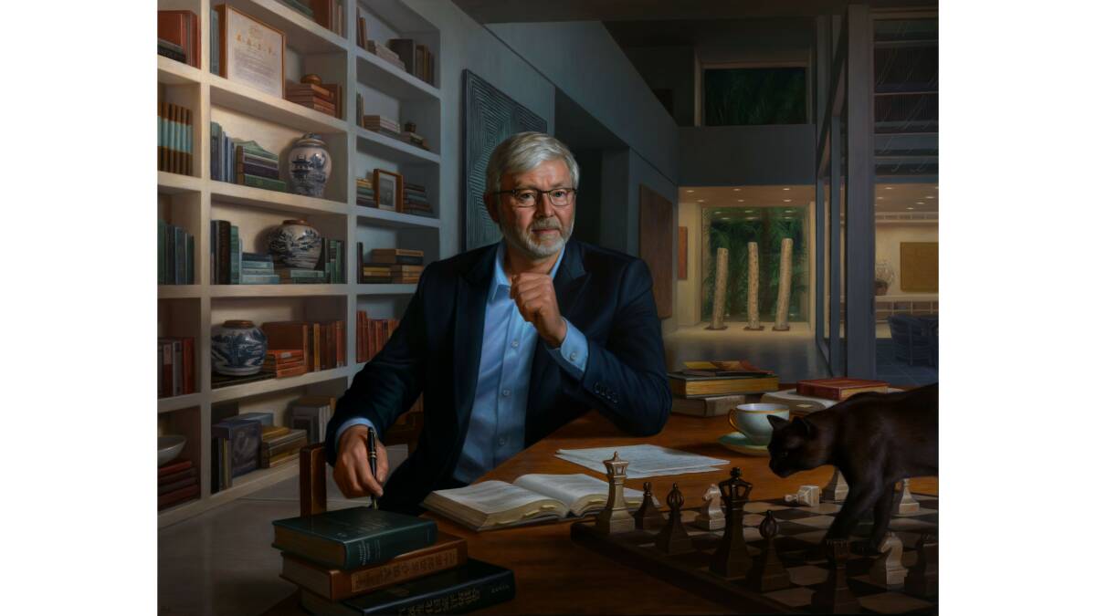 The Hon. Dr Kevin Rudd AC, 2023 by Ralph Heimans AM. Picture supplied