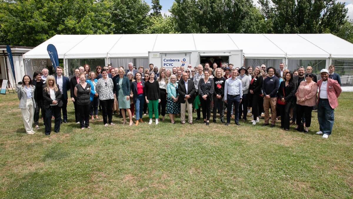 The Canberra Foundations Collaborative held an end-of-year event on Tuesday at the marquee for members of the local community sector. Picture supplied 