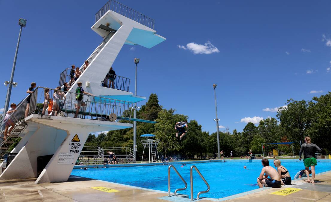 The Civic swimming pool is one of four pools in Canberra managed by YMCA Sydney. Picture by James Croucher