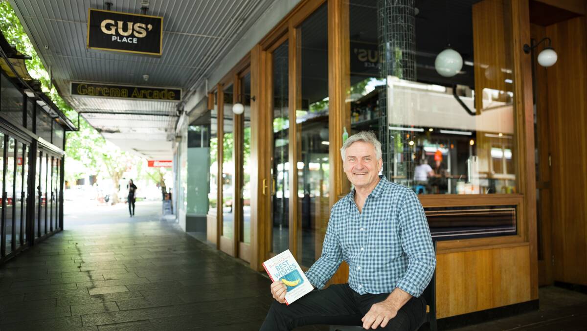 Richard Glover has been host of the Drive program on 702 ABC Sydney for 25 years. He's on long-service leave, travelling around Australia promoting his new book. Picture by Sitthixay Ditthavong