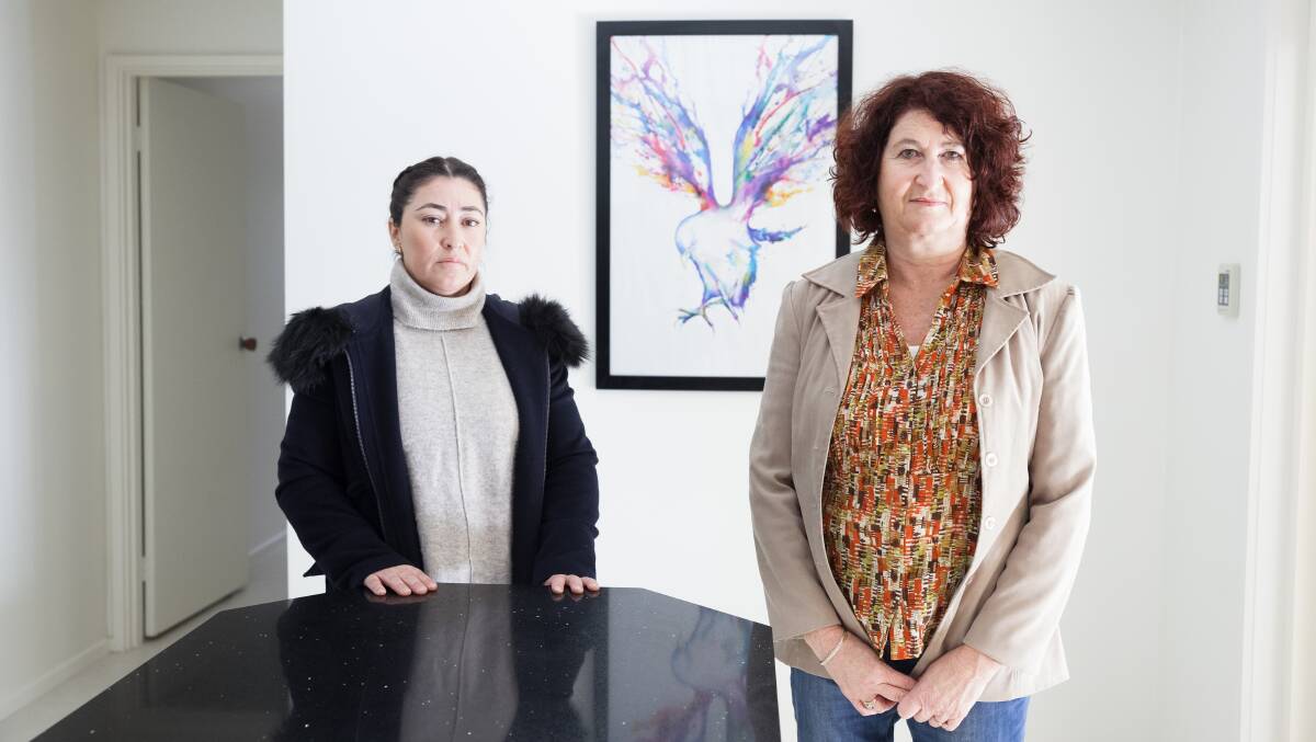 Doris Women's Refuge acting manager Nevenka Canelo and case manager Kerry Knight in the home which gave migrant and refugee women real practical support to get back on their feet after fleeing an abusive relationship. Picture: Sitthixay Ditthavong