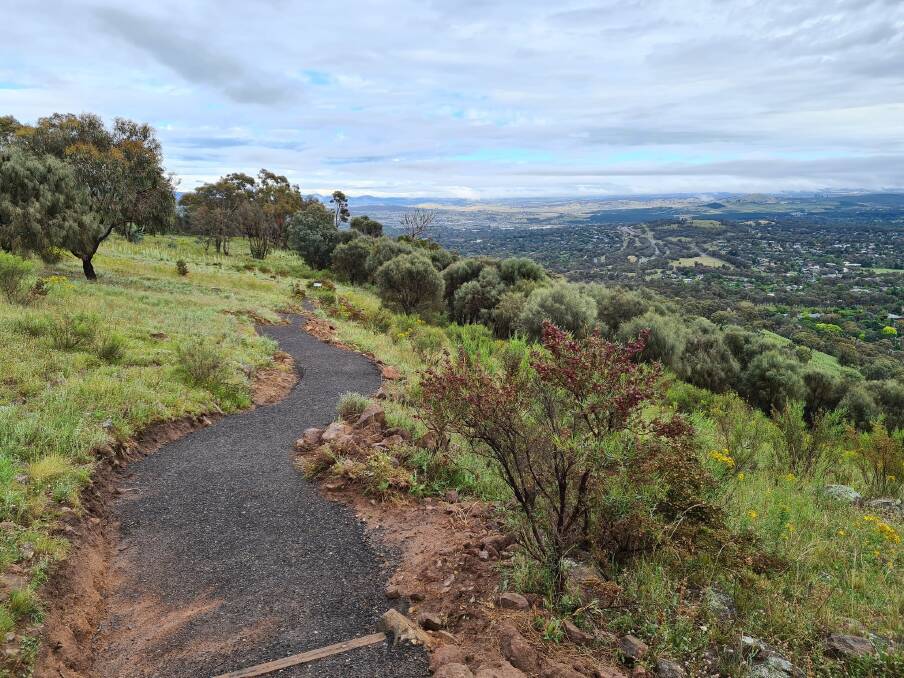 Part of the upgraded Zig Zag Trail. Picture: ACT Government
