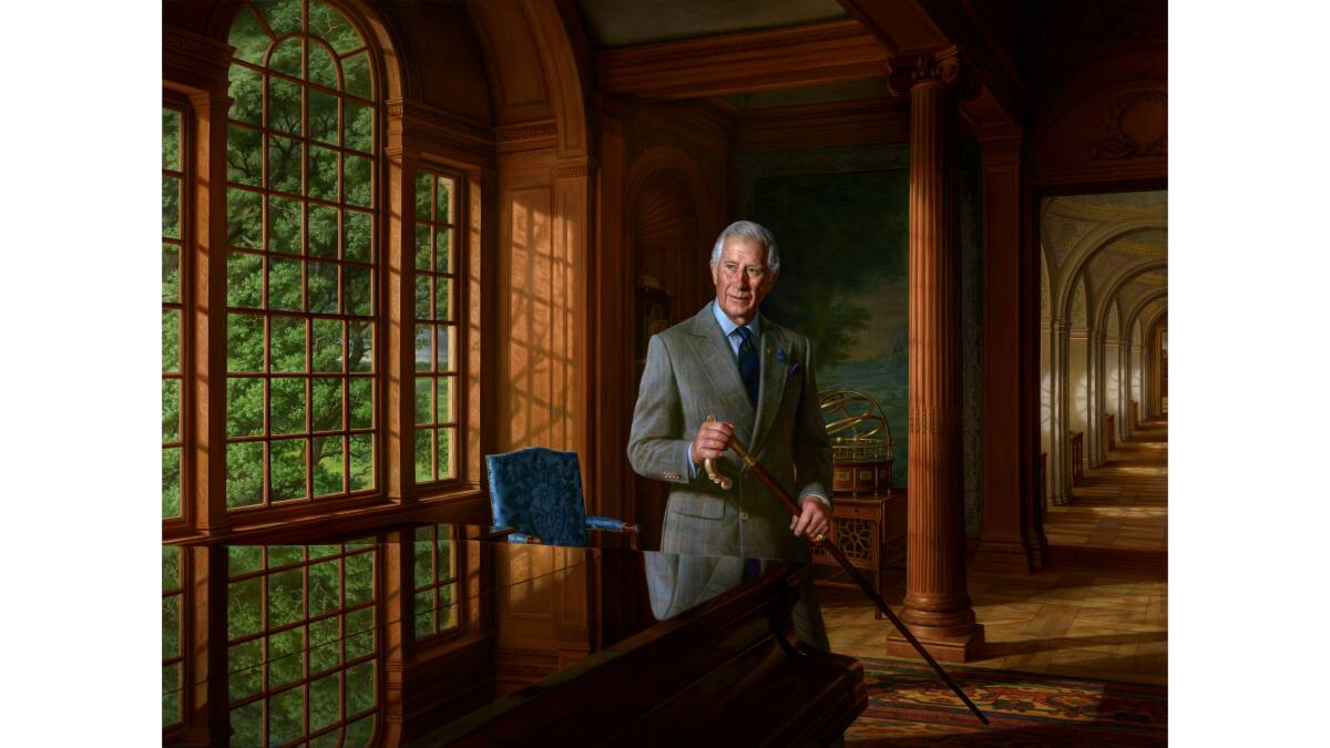 Heimans' 2018 portrait of then Prince Charles is also in the exhibition. Picture supplied 