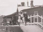 An historic photograph of the Gunning Railway Station, which has recently been restored. Picture: Supplied