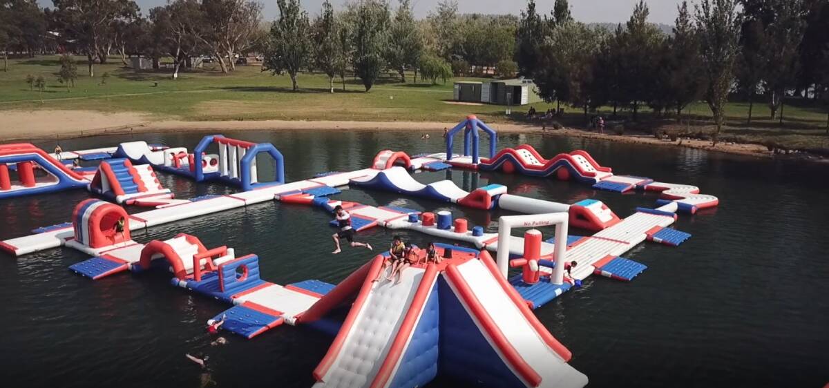 The Canberra Aqua Park attracted 17,000 patrons this summer. Picture: Supplied