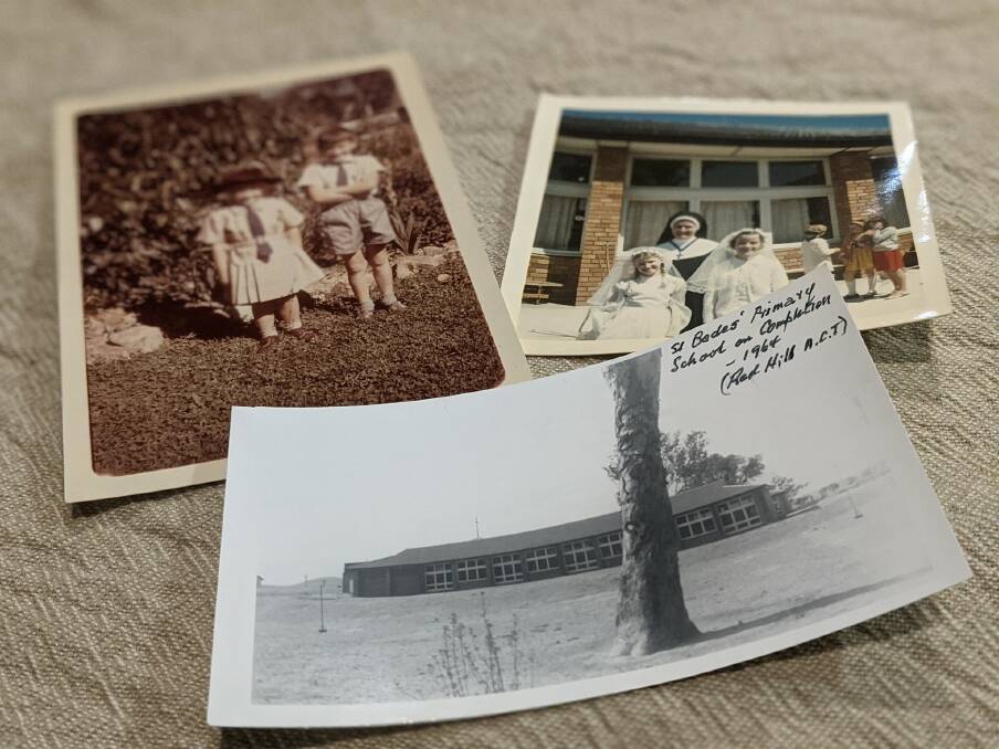 Collection of photos from Mary Kane, 92, of Wanniassa whose eight children all went to St Bede's Primary School in Red Hill.