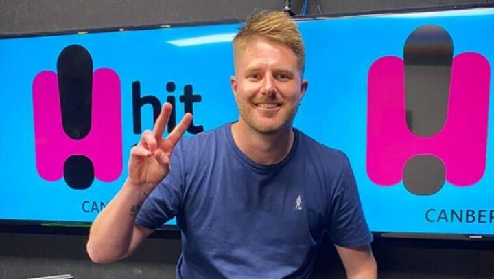 MAFS villain Bryce Ruthven when he was a presenter on HIT 104.7. Picture: Supplied
