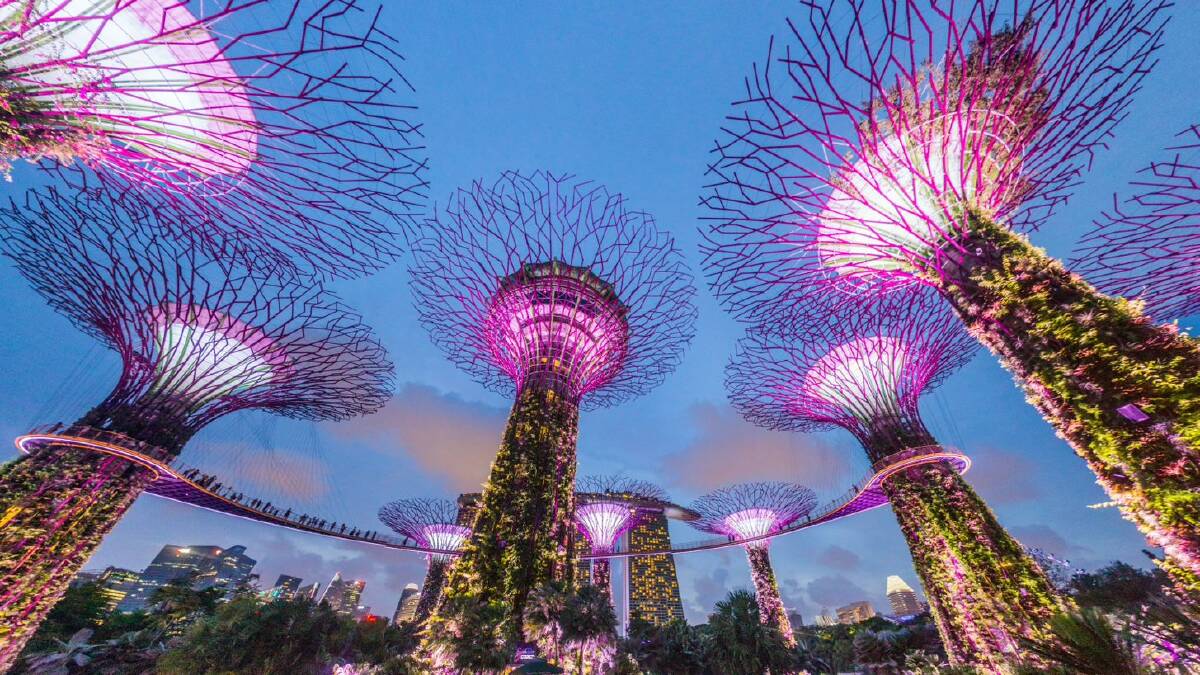 Gardens by the Bay in Singapore was the world's most Instagrammed botanical gardens. Picture: Shutterstock