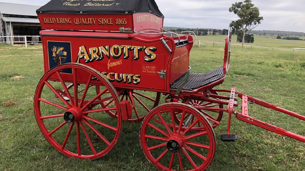 The Arnott's biscuit lorry was sold for $51,000. Picture supplied 