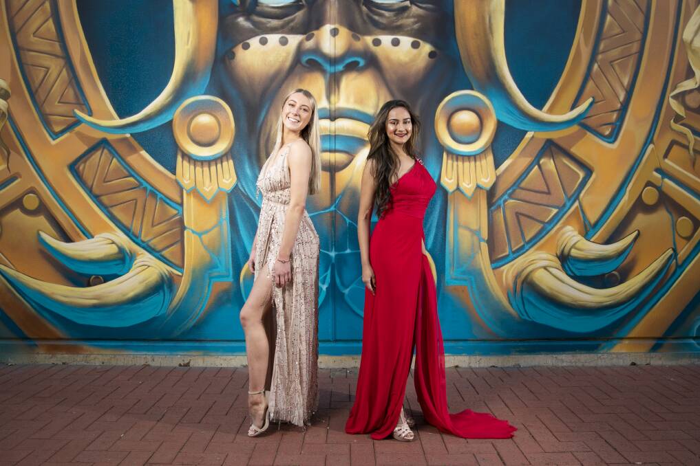 Lydia Harland and Krishna Shukla say they are motivated by giving back to the community. Picture: Keegan Carroll