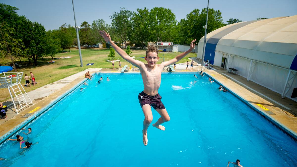 The Civic swimming pool is one of four pools in Canberra managed by The Y NSW. Picture by Elesa Kurtz