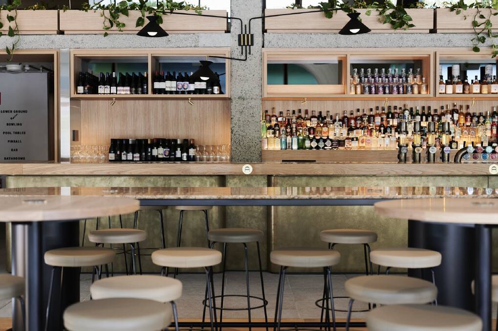The Alby has places to sit, eat and drink across two floors. Picture: Supplied