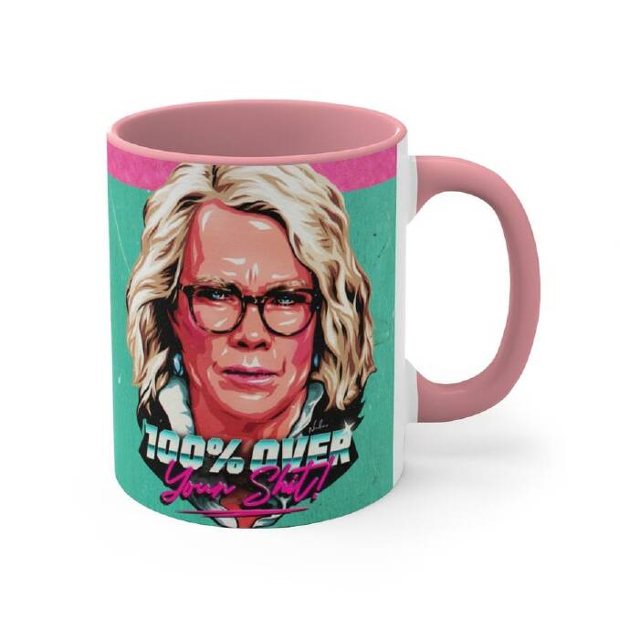 The Laura Tingle coffee cup by Nordacious. Has to be the go-to option for whoever draws Josh Frydenberg in secret Santa.