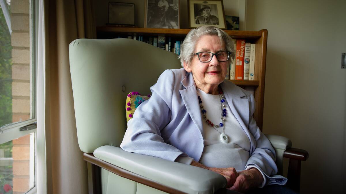 At 96, Dr Clarke says she always needs to have a project on the go. Picture by Elesa Kurtz