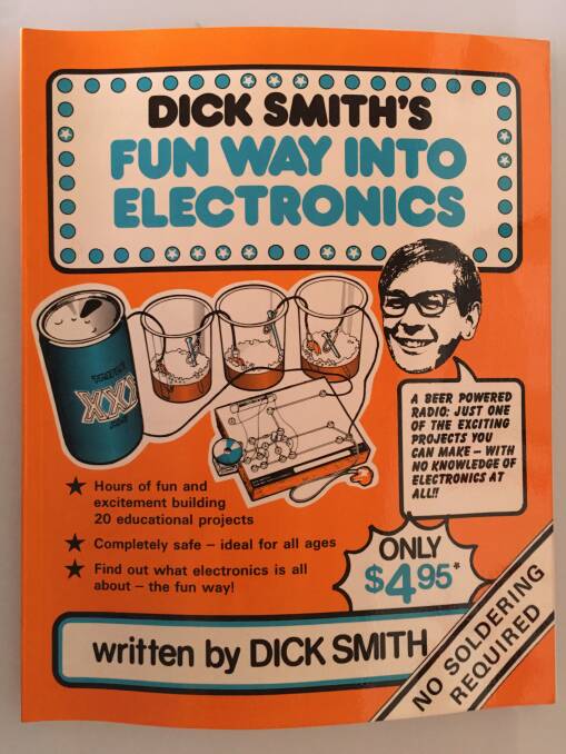 More than 200,000 copies of Smith's Fun Way into Electronics were sold. Why not try building a beer-powered radio? Picture: Supplied