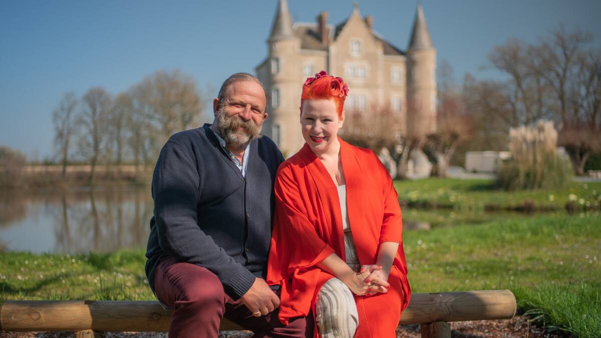 Dick and Angel Strawbridge bought the then crumbling chateau in the French countryside in 2015. Picture supplied 