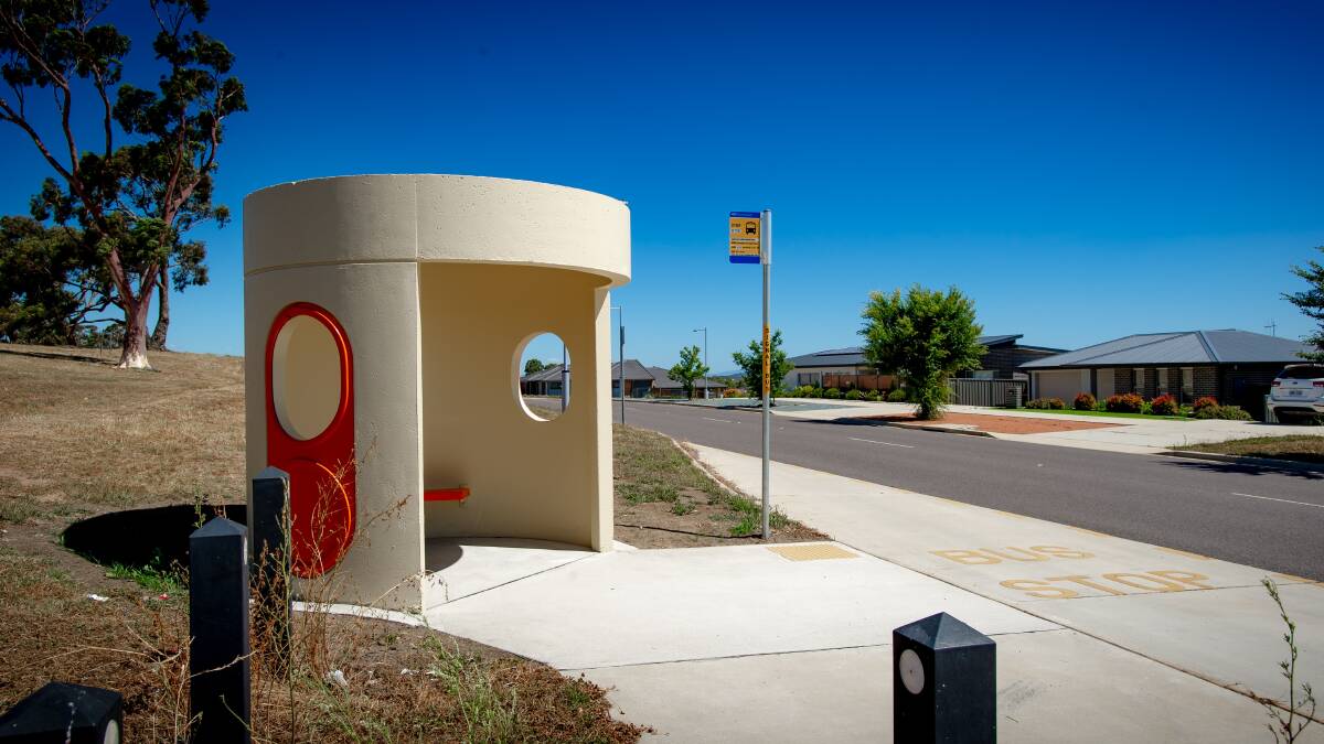  "A bomb shelter that doubles as a bus stop - or is it the other way 'round?". Picture: Elesa Kurtz