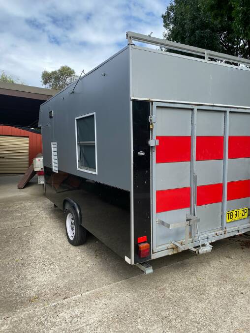 Help is needed to transform the trailer into a mobile vet clinic. Picture: Supplied